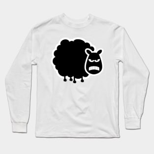 Funny Angry sheep Long Sleeve T-Shirt